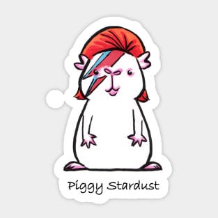 This Lil Piggy is Piggy Stardust Sticker